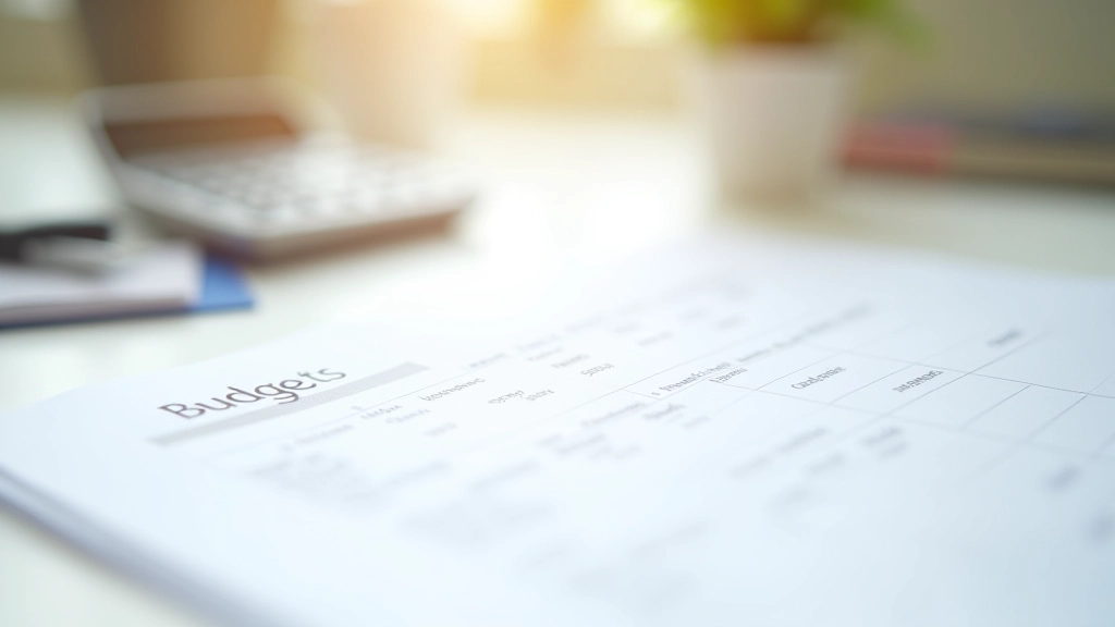 Kostenvergleich Kita und Tagesmutter auf Papier, verschiedene Beträge und Notizen, heller Schreibtisch