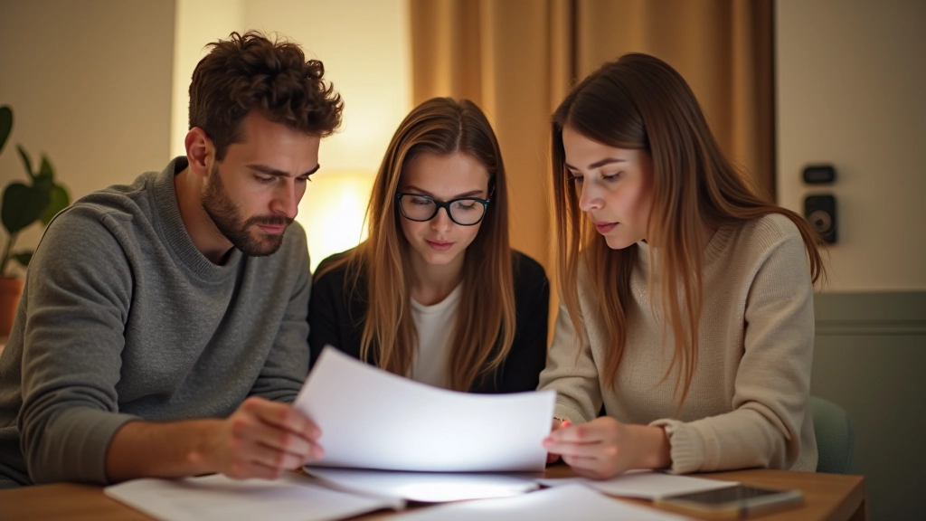 Familie bei der Budgetplanung
